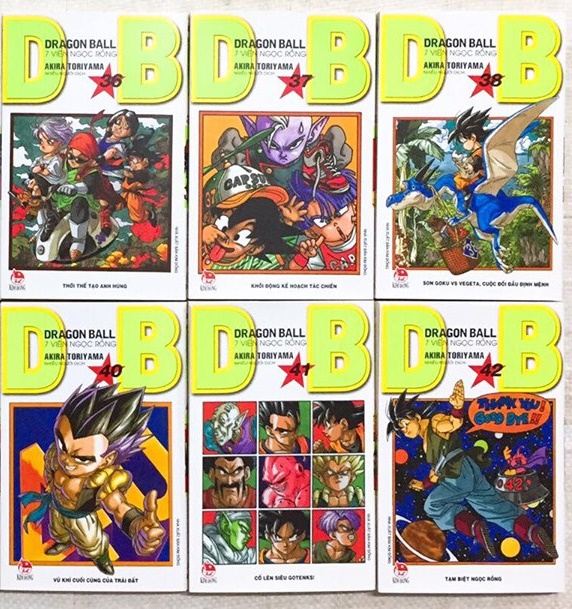 Sách - Combo 6 truyện Dragon Ball 7 viên ngọc rồng - giao tập ngẫu nhiên