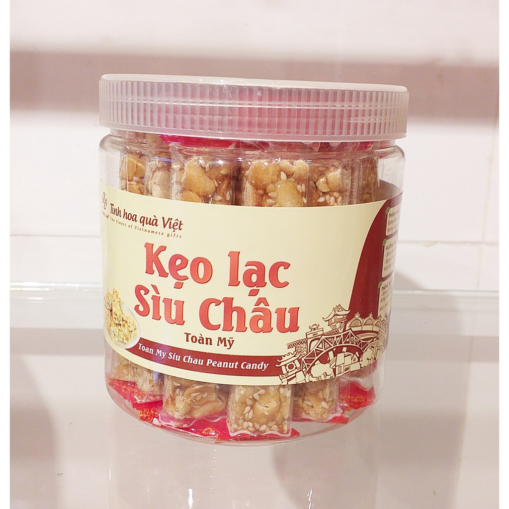 Kẹo lạc sìu châu 350g hồng lam