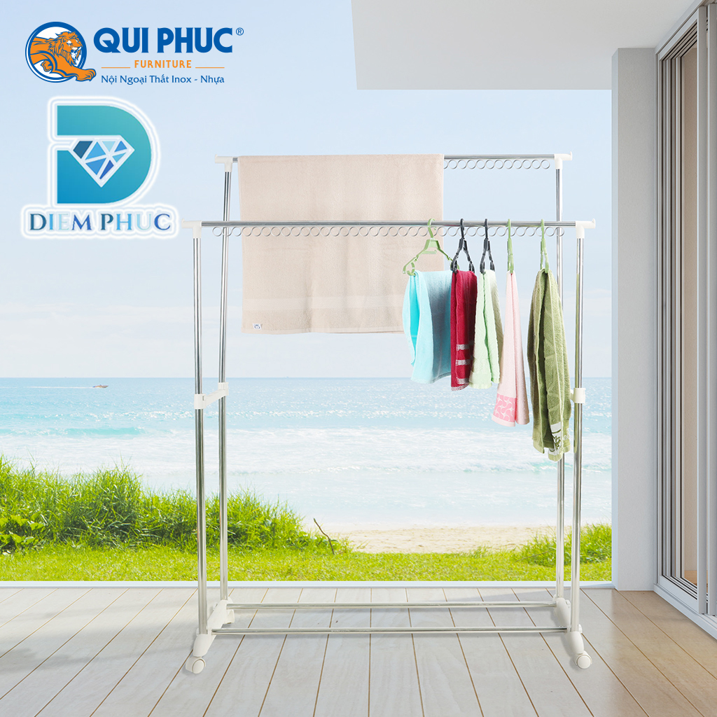 Sào Phơi Quần Áo Sào Phơi Đồ Đôi Inox Chắc Chắn Giàn Phơi Thông Minh Sào Phơi Quần Áo Sào Phơi Đồ Đôi Inox Chắc Chắn Giàn Phơi Thông Minh
