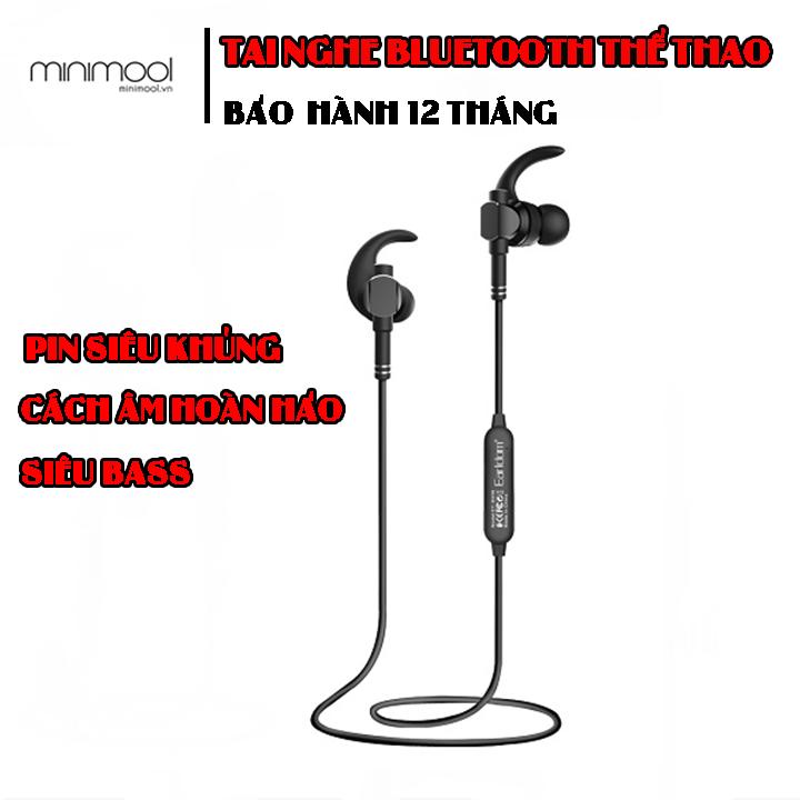 Tai Nghe Bluetooth Thể Thảo Earldom BH-18 Thiết Kế Cong Ôm Sát Vào Tai Chống Ồn Hiệu Quả Bass Treble Rõ Ràng Pin Khủng Sử Dụng Liên Tục 6 giờ - Bảo Hành 12 Tháng Lỗi 1 Đổi 1 (Minimool phân phối)