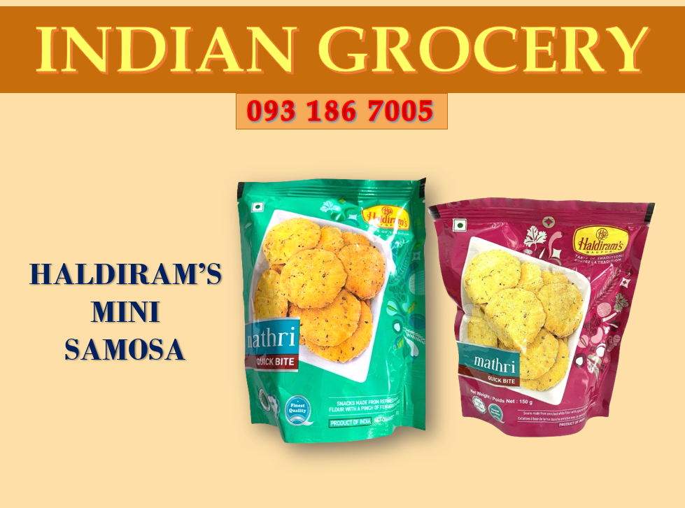 BÁNH SNACK ĂN LIỀN – HALDIRAM’S  MATHRI (EXPIRY DATE: 01/2026)