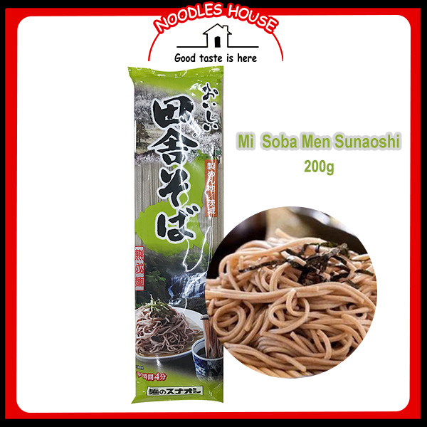 [Free Shipping] Mì Soba Nhật Bản Men Sunaoshi 200g - Men Sunaoshi Soba 200g