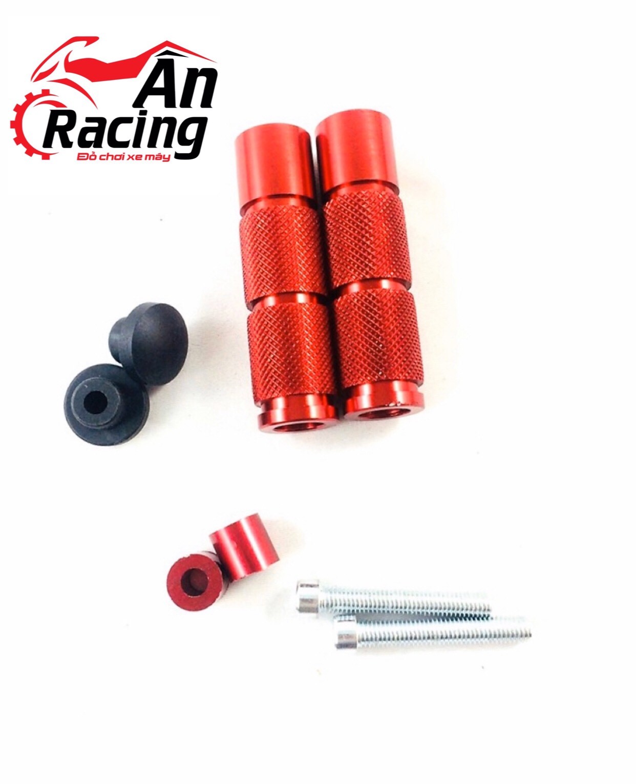 Gù chống đỗ sau xe dành cho xe máy màu đỏ - 504