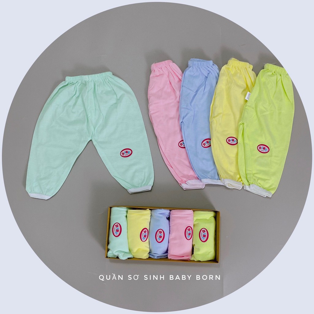Quần dài sơ sinh baby born cho bé trai/bé gái từ 3 đến 5kg