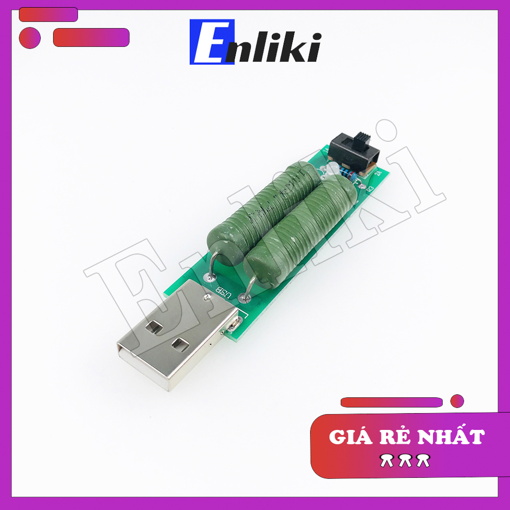 Điện trở xả pin cắm cổng usb 1a-2a