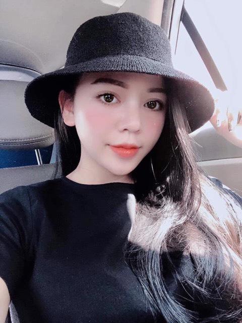 Mũ Len Nữ Rộng Vành Vintage Chữ M