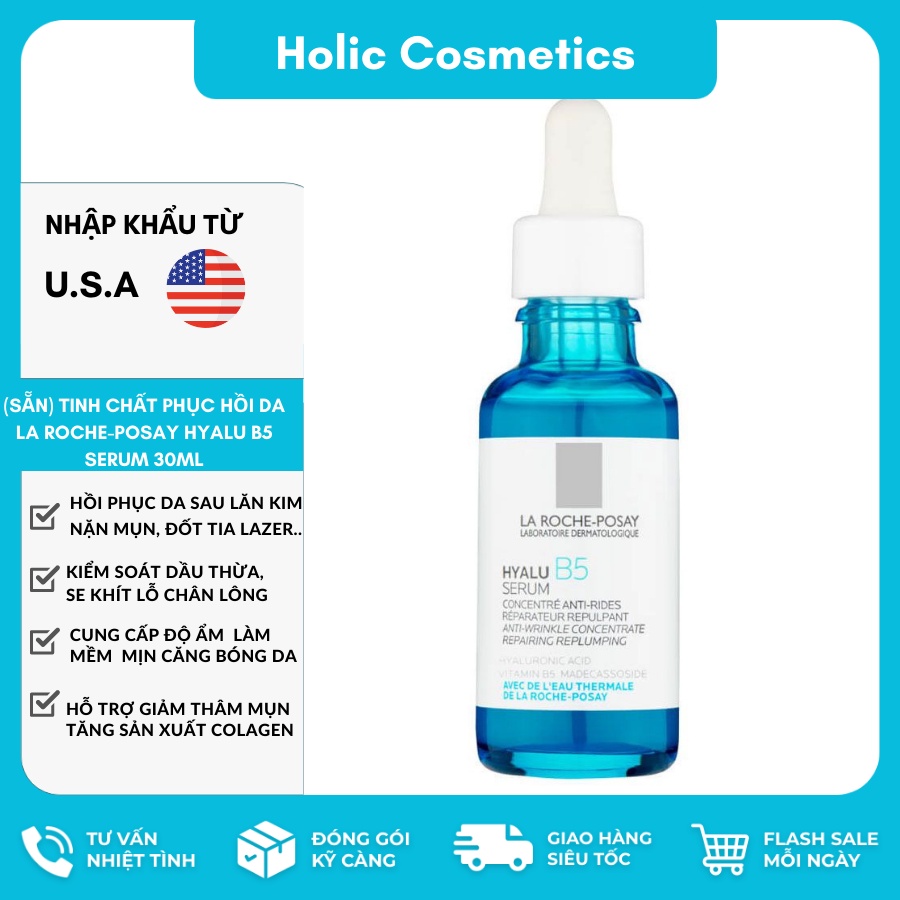 (Sẵn) Tinh Chất Phục Hồi Da La Roche-Posay Hyalu B5 Serum 30ml