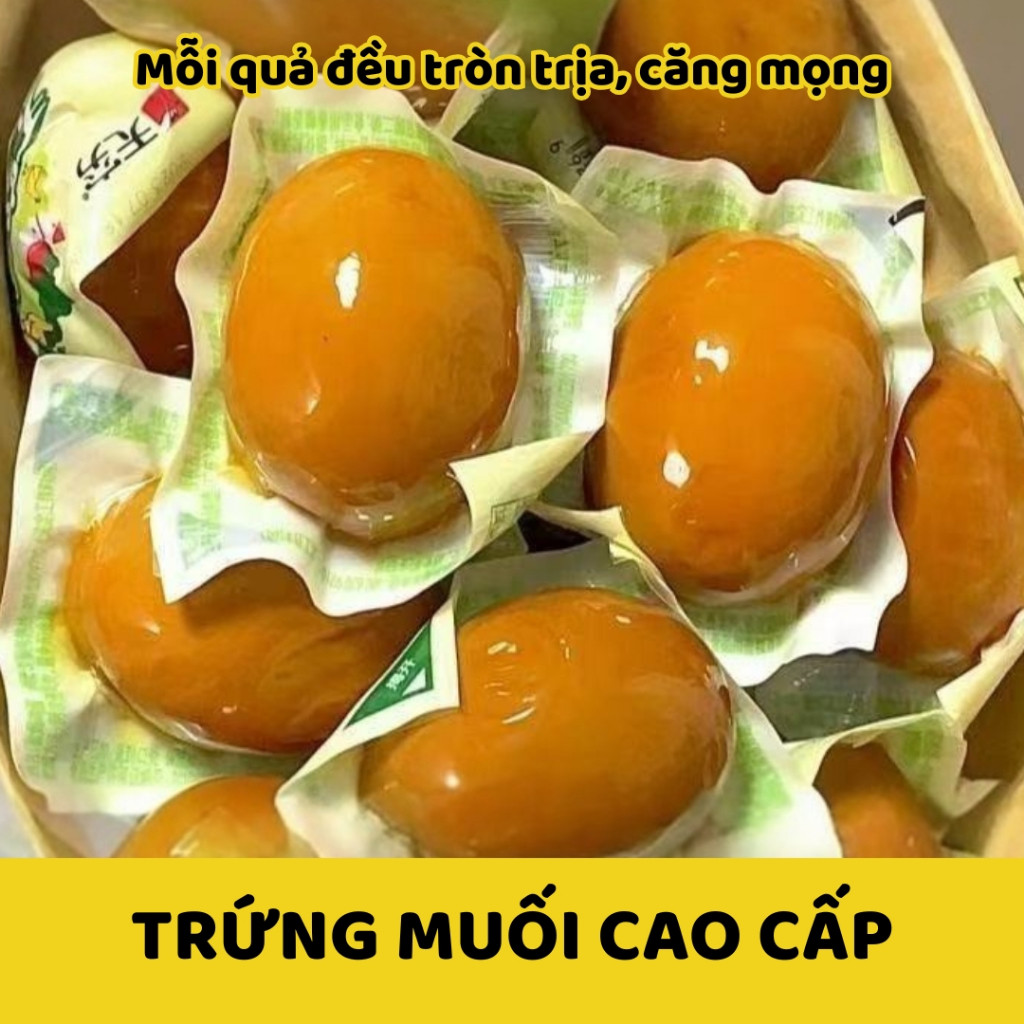 Trứng Gà Muối Ăn Liền Đóng Túi Đồ Ăn VặtLAKEIS