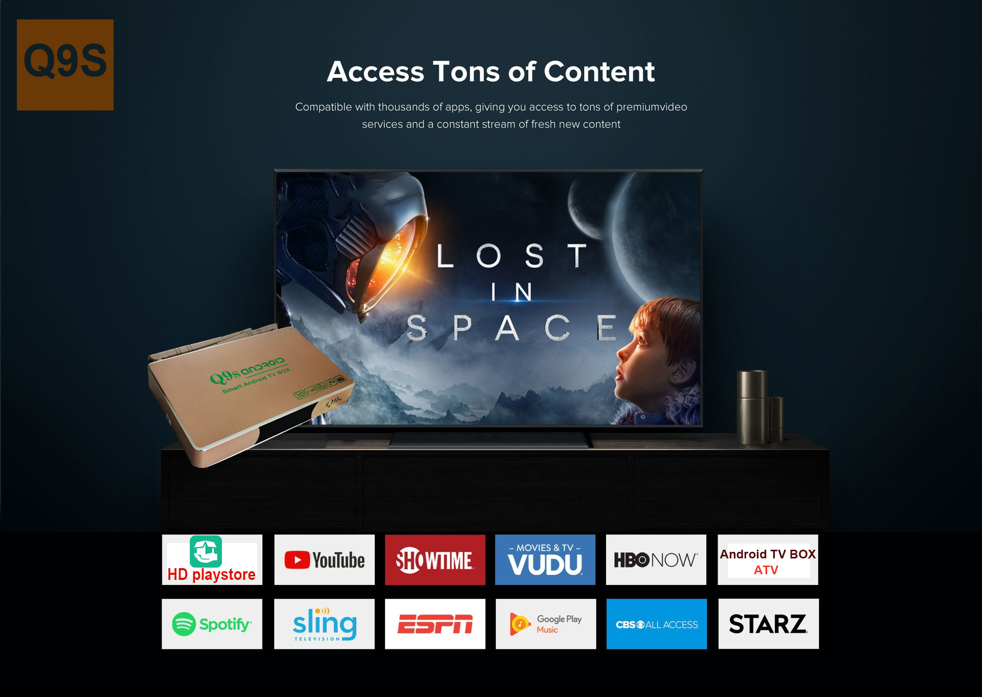 Android Box Q9s Biến TV Thành Smart TV 2021 ram 2GB XEM YOUTUBE 4K KẾT NỐI CHO TIVI CŨ