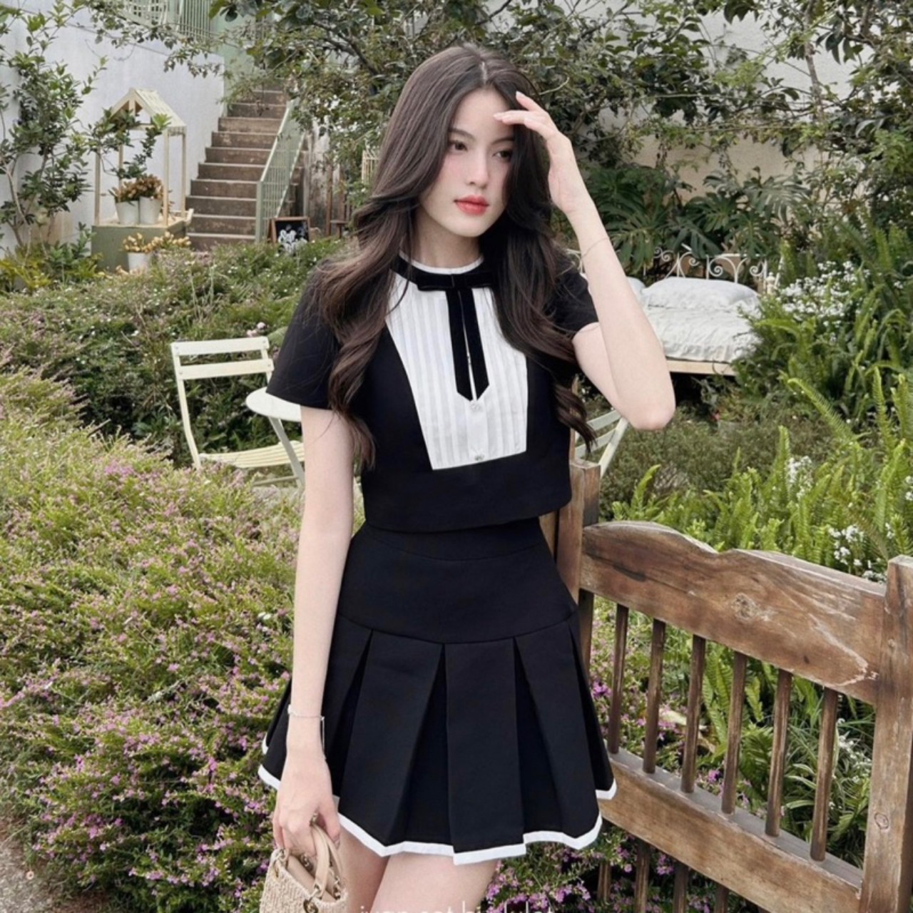 Sét tuyết mưa khuy đính đá