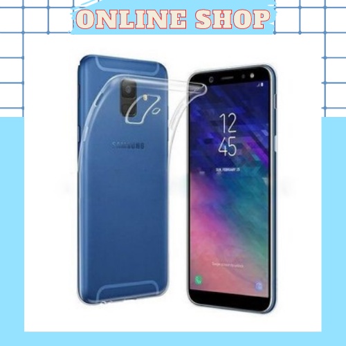 Ốp silicon dẻo trong suốt dành cho samsung Galaxy A6 2018 / A6Plus 2018-phụ kiện online shop