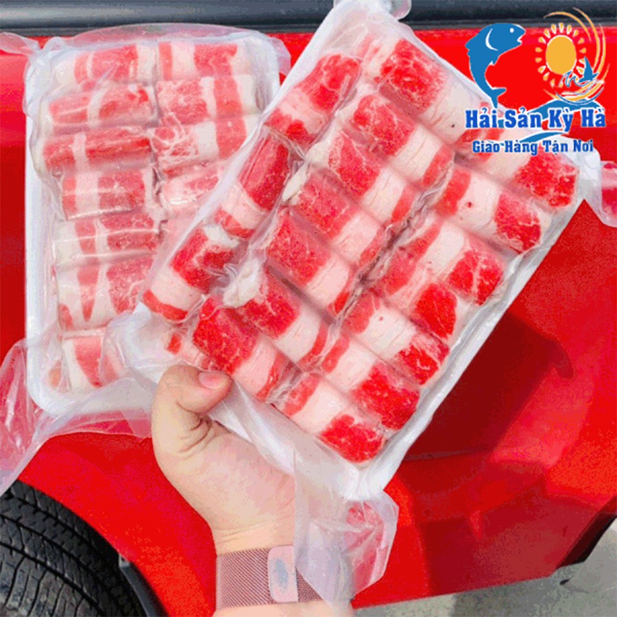 [GIAO NHANH 2H HCM] 1Kg Ba Rọi Bò Mỹ Cuộn
