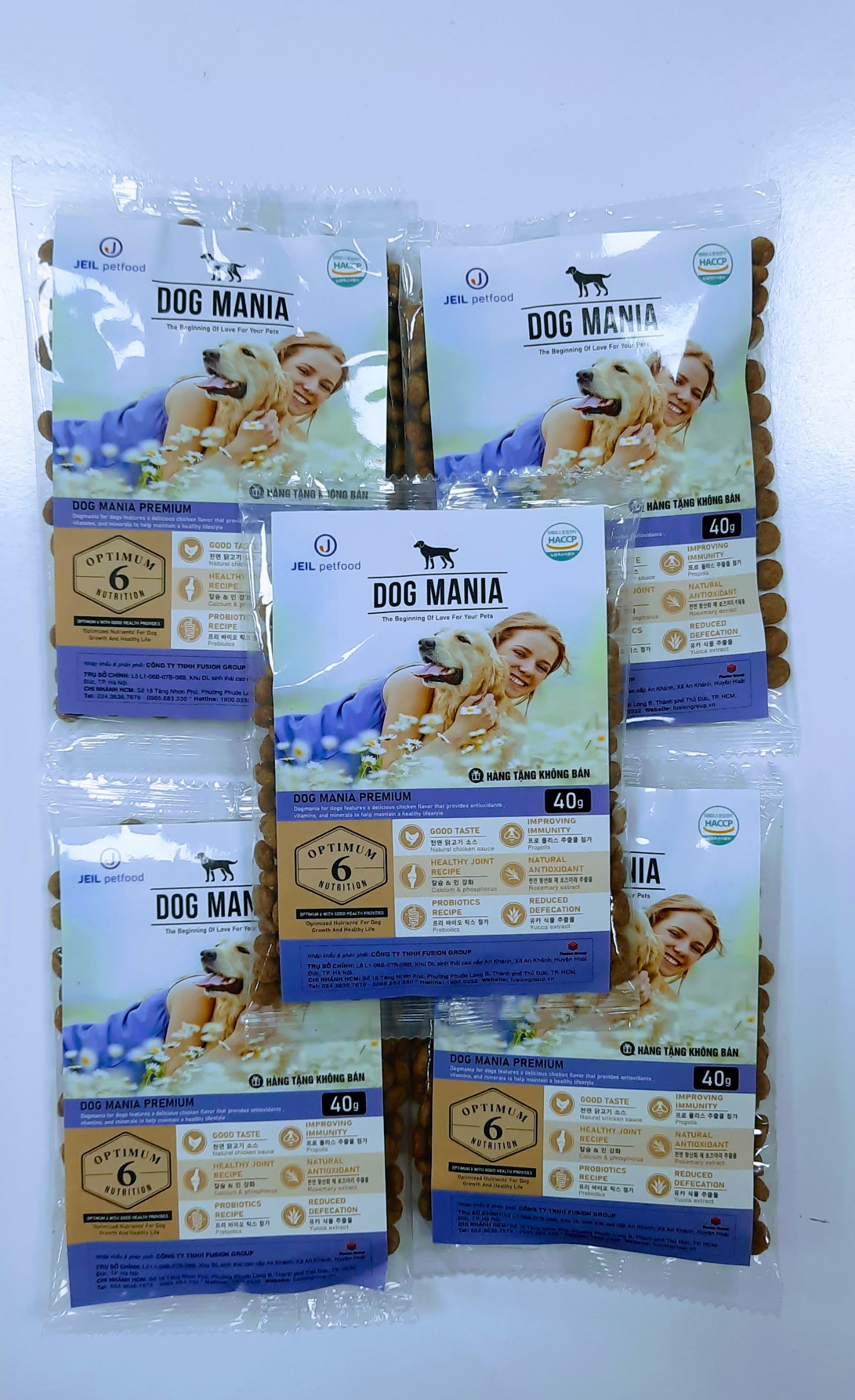 DOG MANIA PREMIUM- Thức ăn hạt cho chó mọi lứa tuổi gói dùng thử 40g