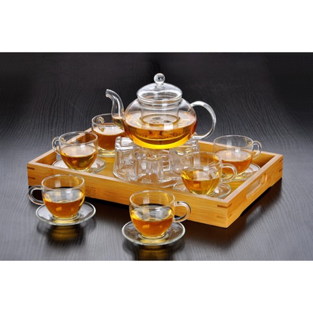 Bộ ấm chén thuỷ tinh