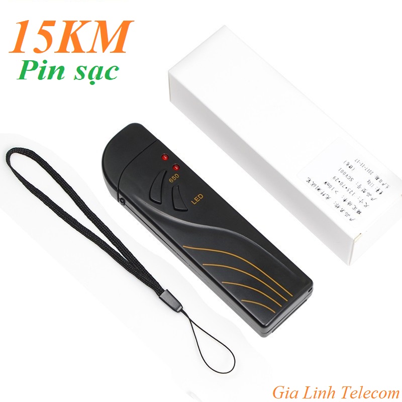 Bút soi cáp quang sgv pin sạc 15km