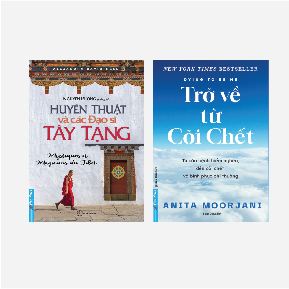 Sách Combo 2 Cuốn Huyền Thuật Và Các Đạo Sĩ Tây Tạng + Trở Về Từ Cõi Chết - First News