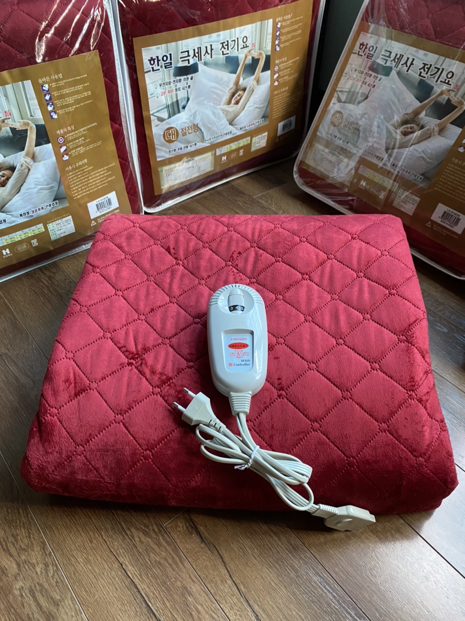 Chăn điện sưởi chất liệu nhung hàn quốc