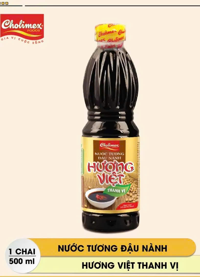 Combo of 2 Bottles of Vietnamese Fragrant Soy Sauce 500ml – Delicious, Rich, Natural Soy Sauce