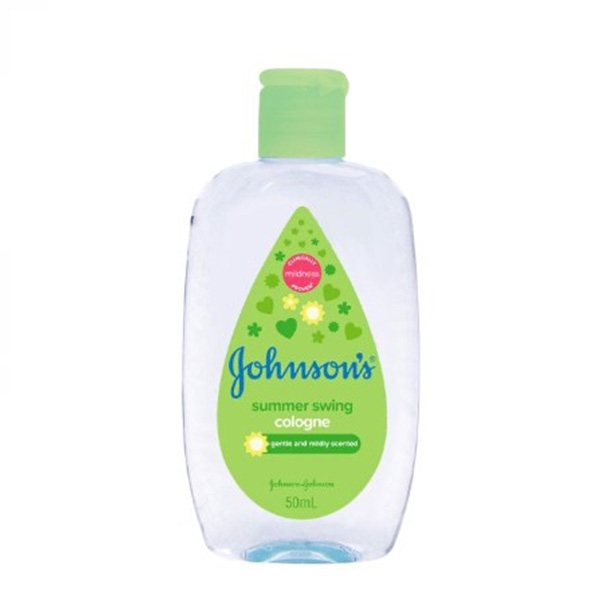 NƯỚC HOA CHO BÉ JOHNSON'S BABY SUMMER SWING COLOGNE HƯƠNG MÙA HÈ (XANH) CHAI 50ML