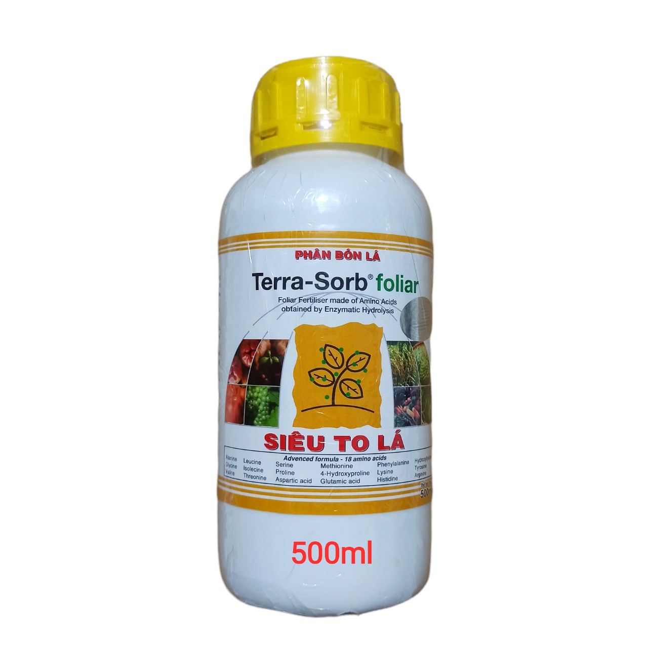 Phân bón siêu to lá Terra-sorb foliar - chai 500 ml rất tốt cho lan, kiểng lá,cây cảnh