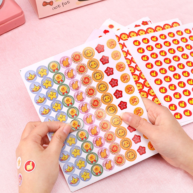 Combo 10 Bộ sticker dán Like cup vàng ngôi sao