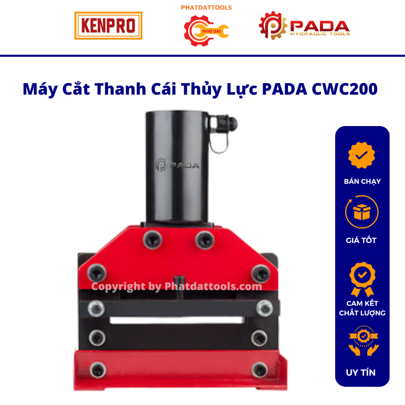 Máy cắt thanh đồng thủy lực CWC200