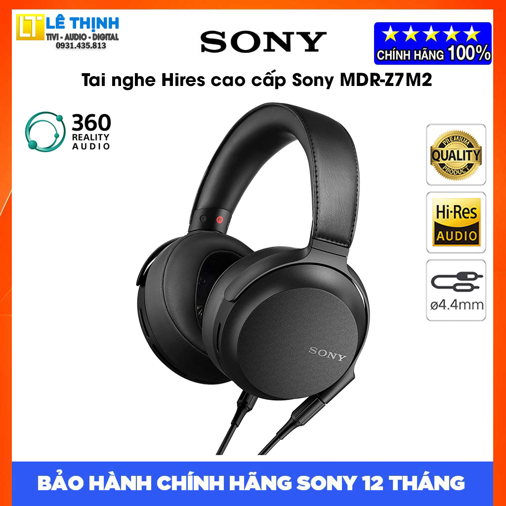 Tai nghe Hi-res cao cấp Sony MDR-Z7M2 - Hàng chính hãng - Bảo hành chính hãng Sony 12 tháng toàn quốc