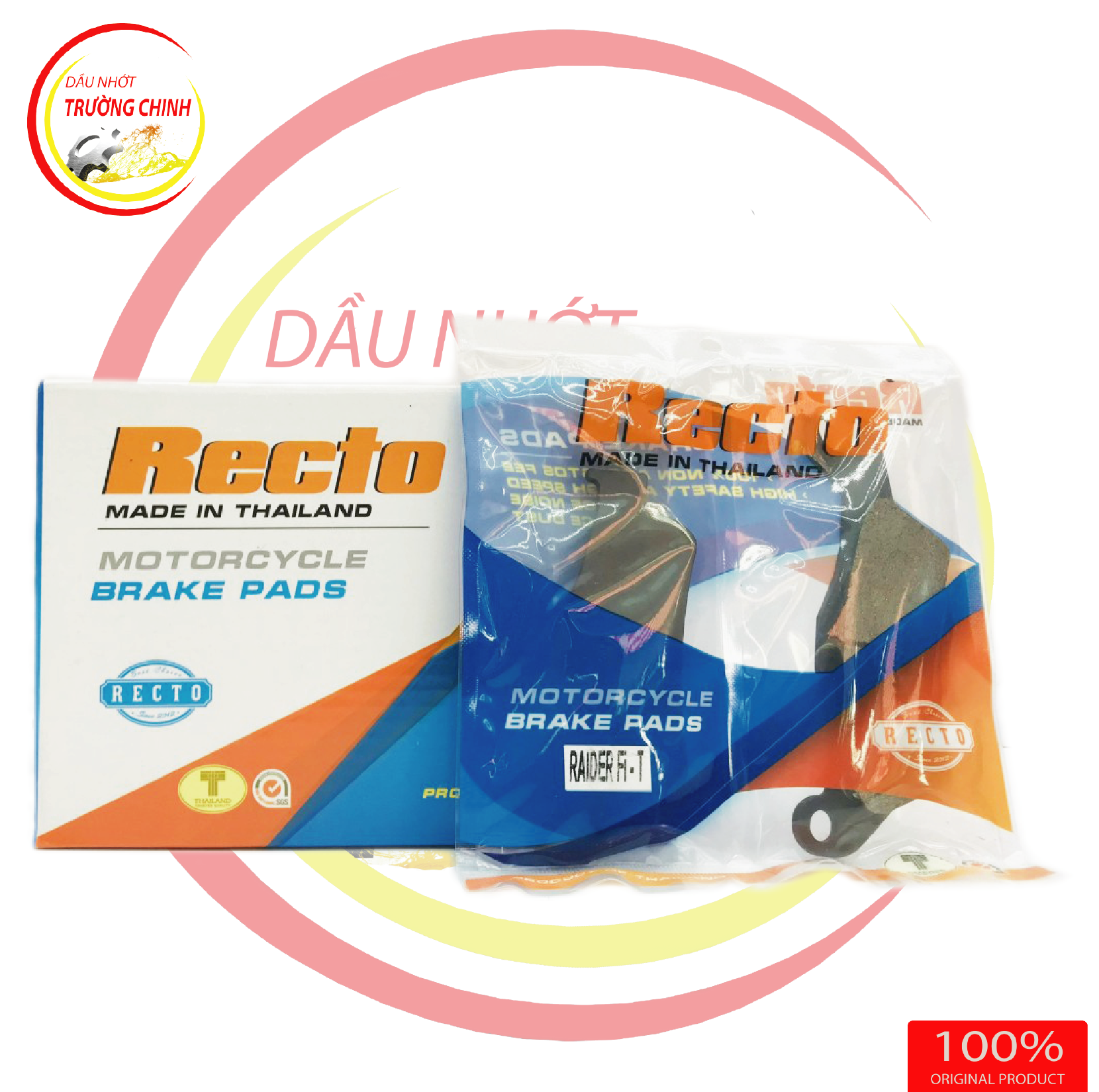 Bố thắng trước Recto dành cho xe raider fi satria fi 150 hàng nhập Thailand