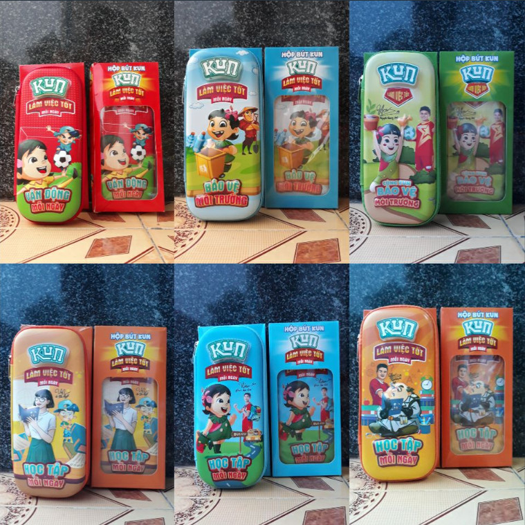 Hộp bút kun, vớ đựng bút kun phát sáng