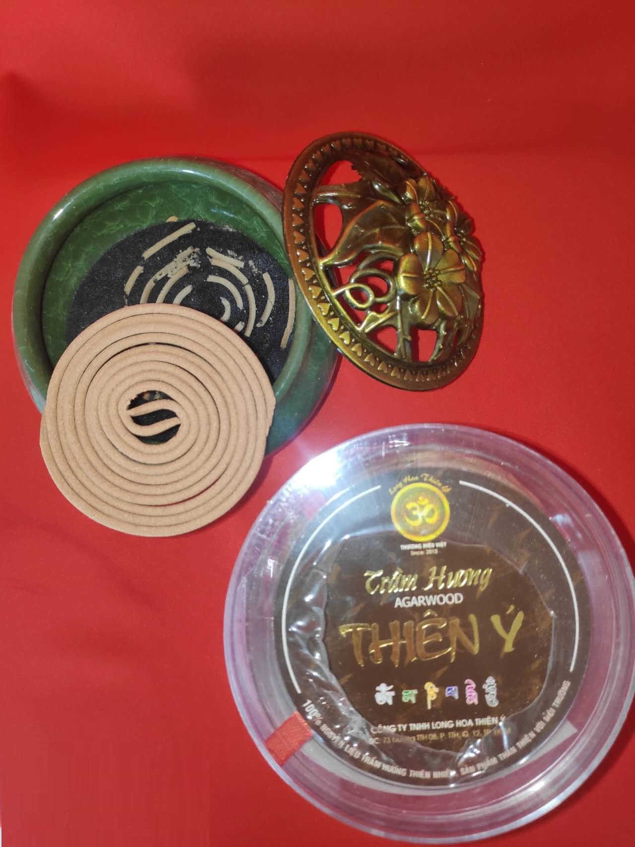 Nhang vòng 4h trầm nâu thiên ý