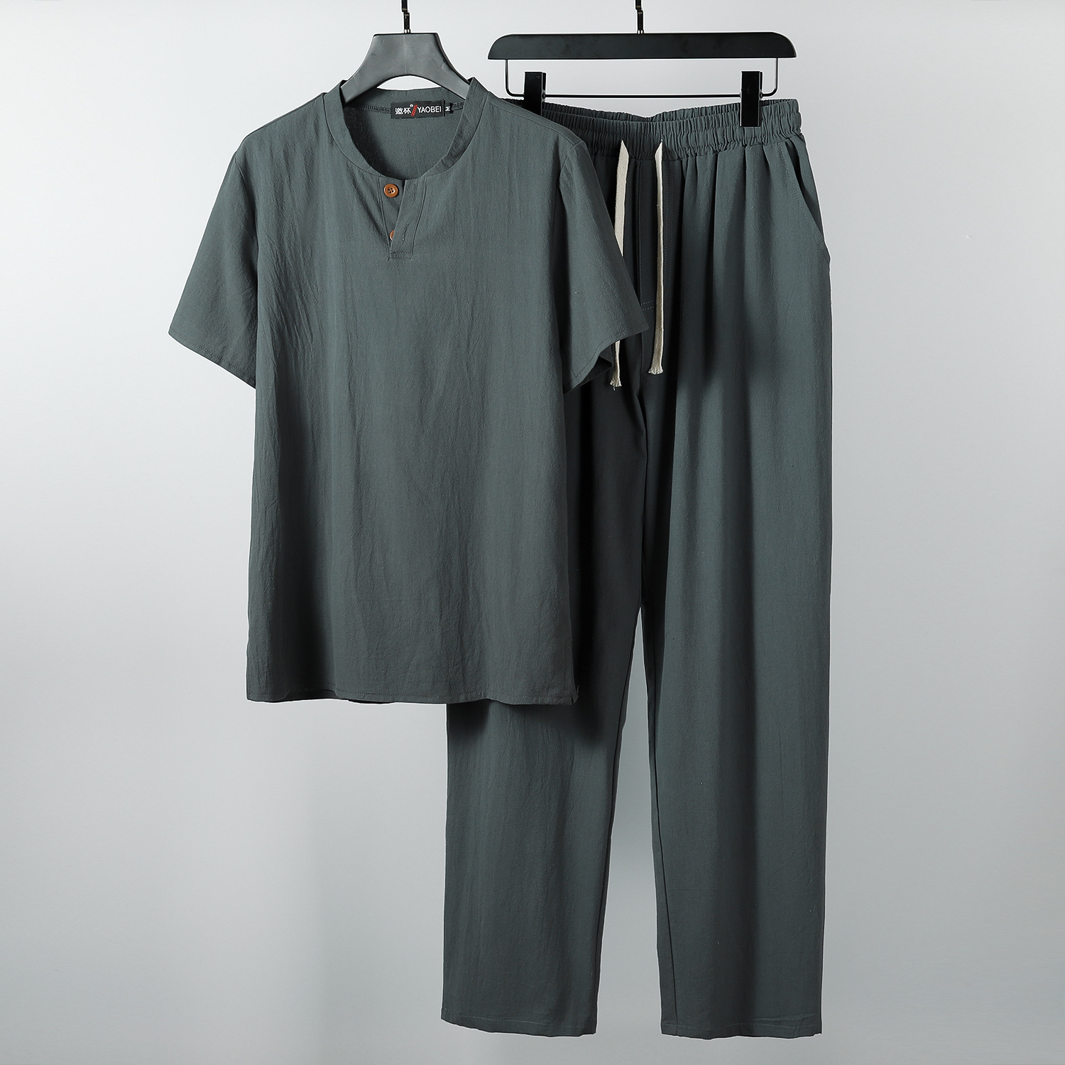 Hàng bộ cực đẹp, Bộ quần dài áo ngắn tay chất đũi xốp thài chuẩn 100%, Dạo phố, Giao lưu, Du lịch, Mặc nhà quá OK!!!