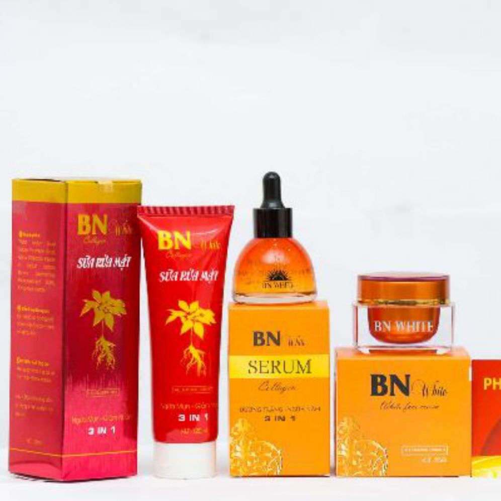 [HCM]Bộ 3 sản phẩm nám mụn tàn nhang BN WHITE