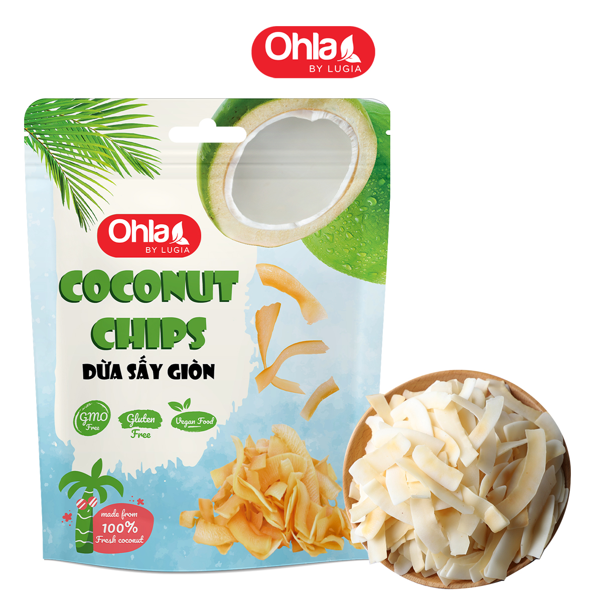 Dừa sấy giòn ohla - 50g
