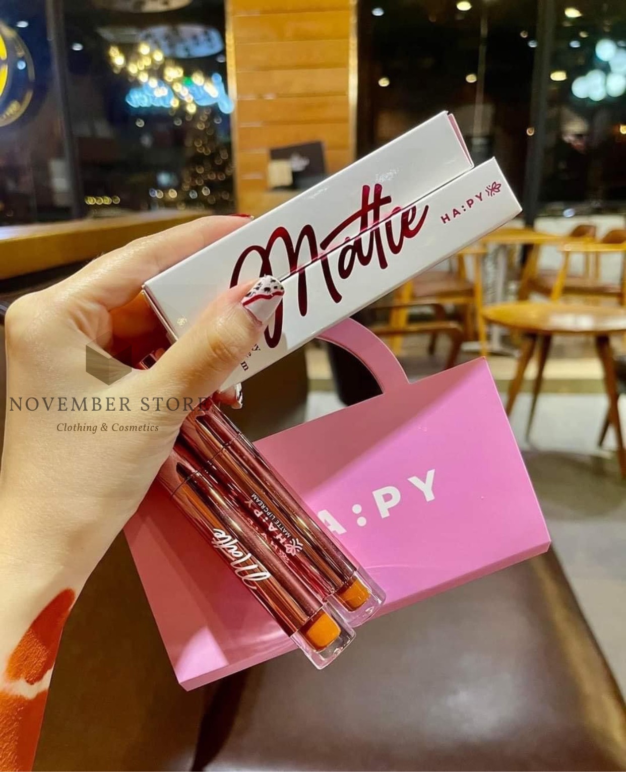 Son kem lì Happy Matte Lipcream