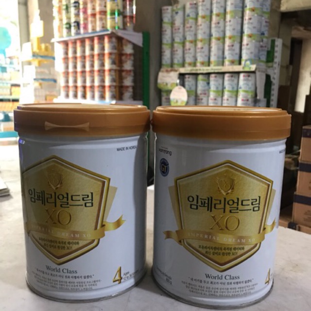 Combo 2 lon sữa xo 4 800g