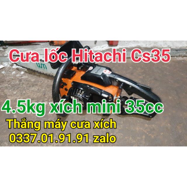 Máy cưa xích Hitachi Cs35 Hàng bãi nhật - thắng máy cưa xích #hitachi #hitachiCS35