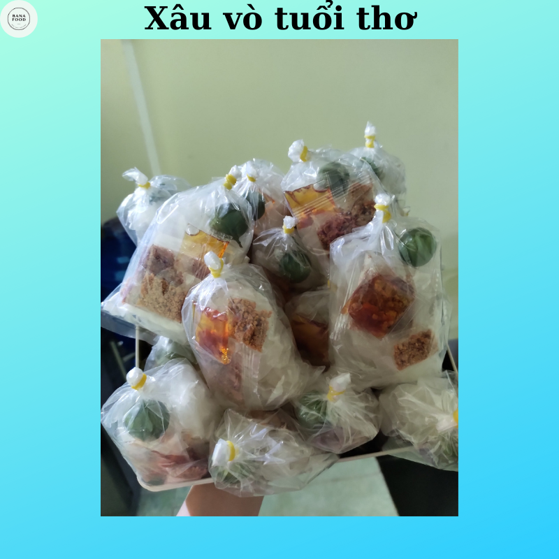 Bánh tráng phơi sương sate muối tép hành phi tắc xâu vò tuổi thơ đồ ăn vặt nhà bana
