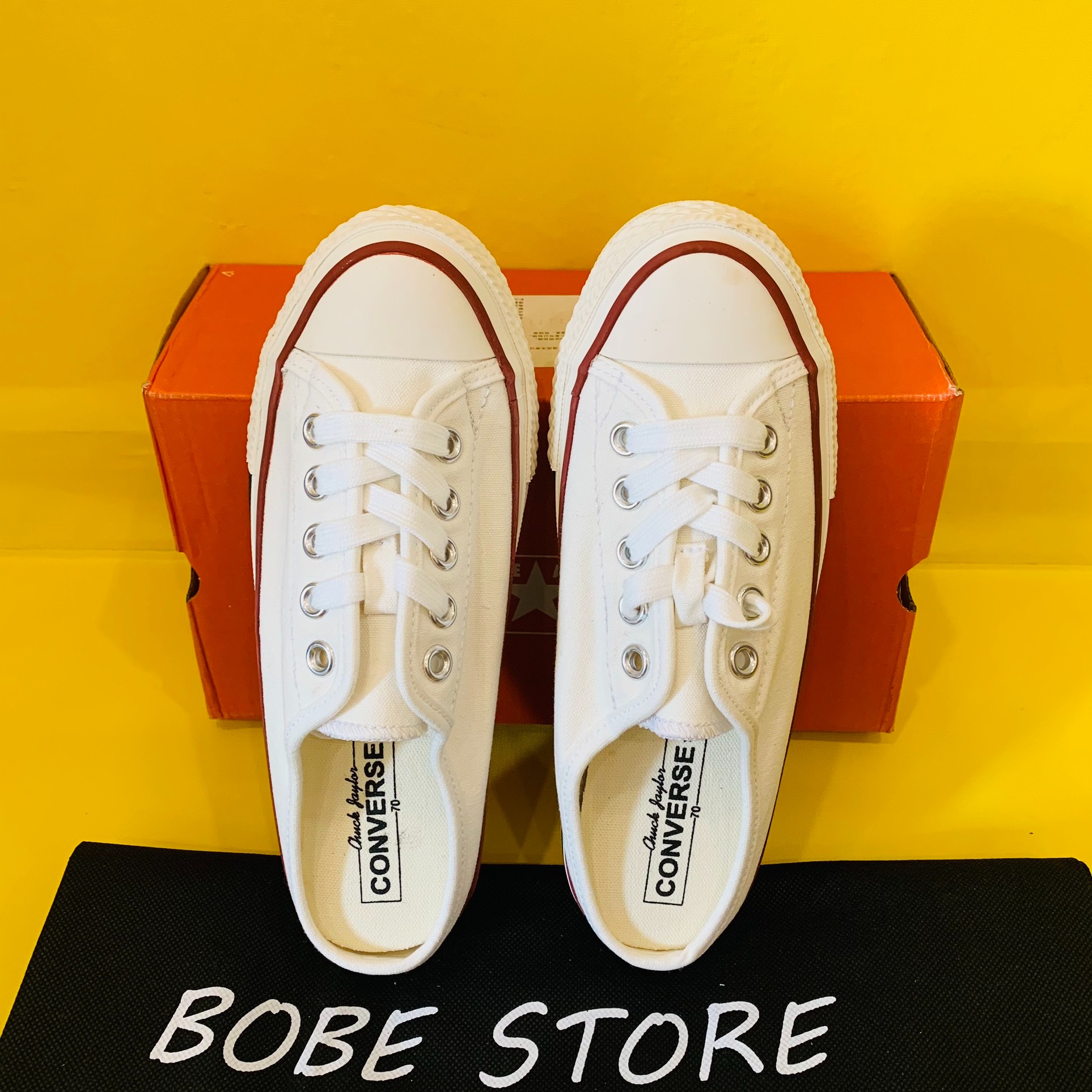 Giày Sục nữ converse 1970s màu trắng kem