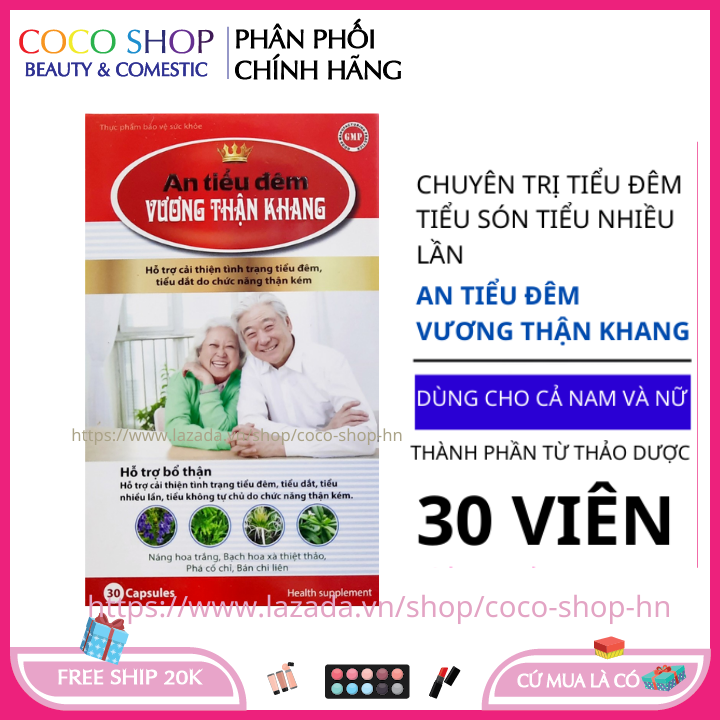 Viên uống tiểu đêm giả tiểu đêm , đi tiểu nhiều lần trong ngày hộp 30 viên