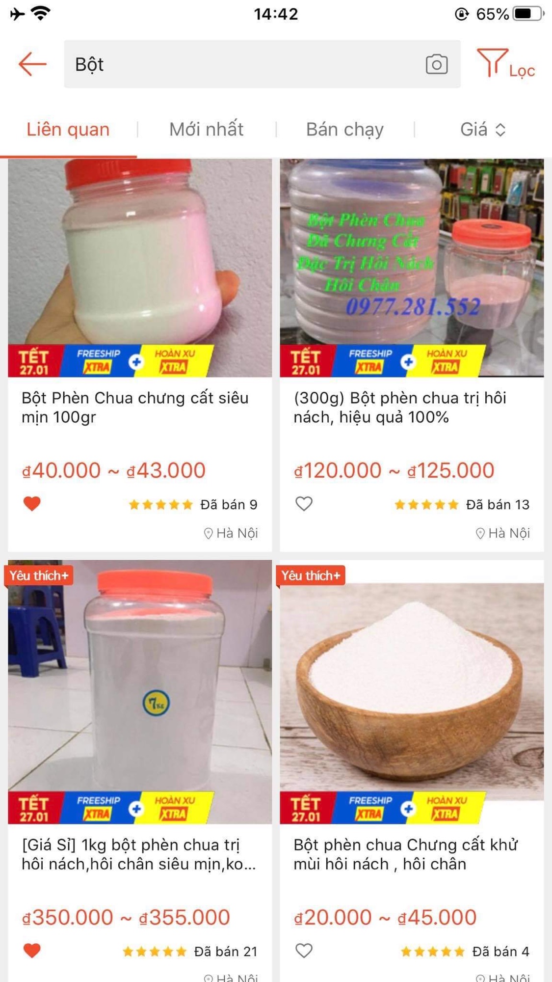 300g Bột Thảo Dược Khử Mùi Hôi Nách-Hôi Chân