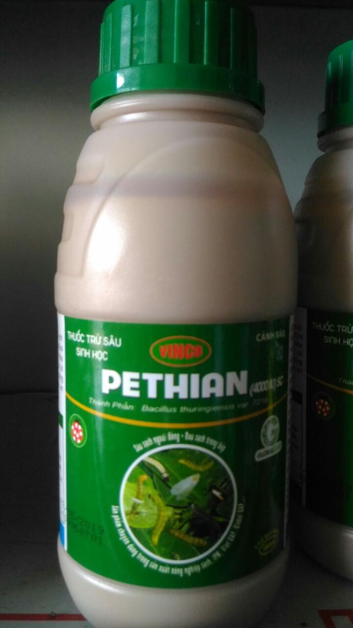 THUỐC TRỪ SÂU SINH HỌC PETHIAN 4000 UI SC 500ML