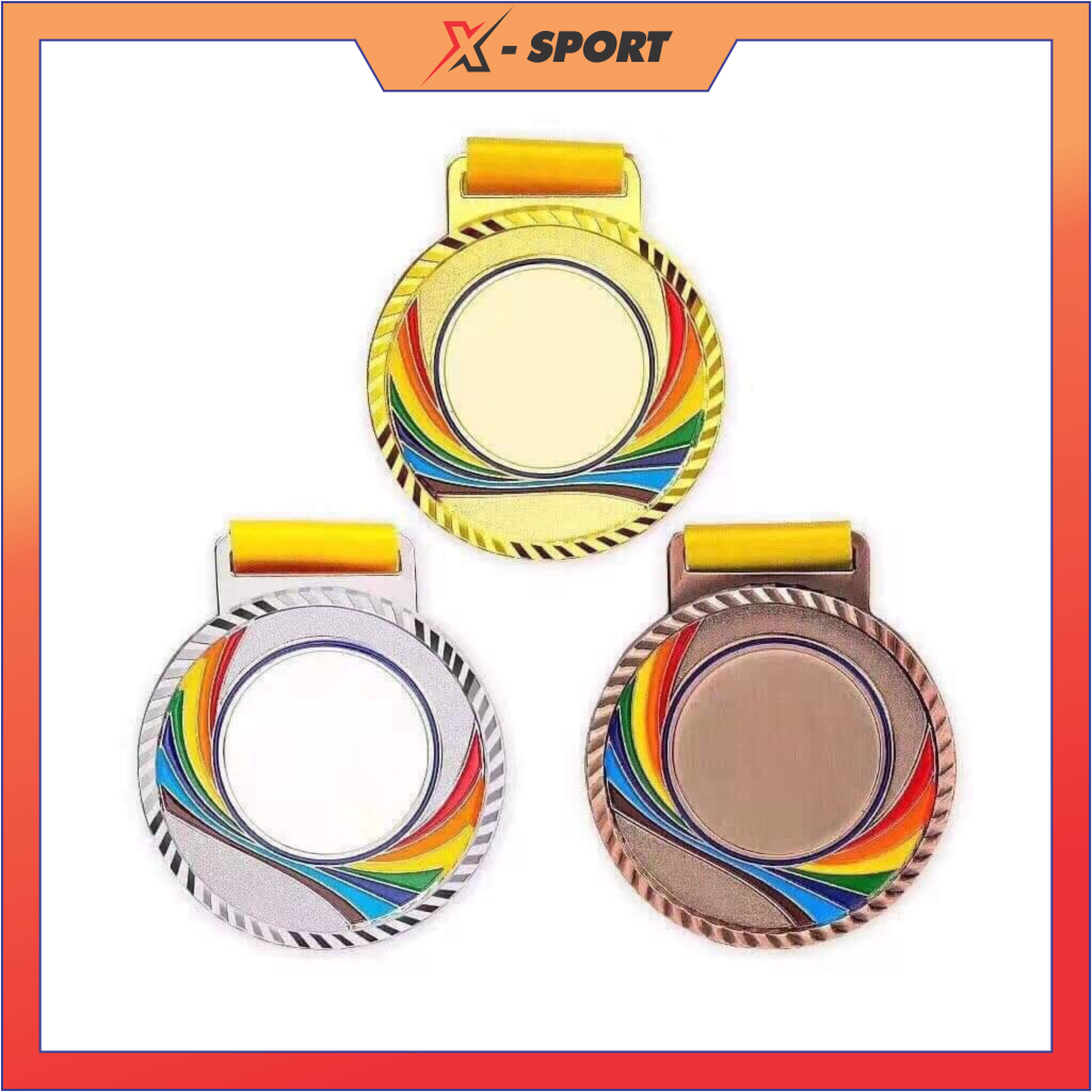 Huy chương bóng đá, huy chương lưu niệm, huy chương, huy chương thể thao XSPORT, chất liệu nhôm aulunium cao cấp