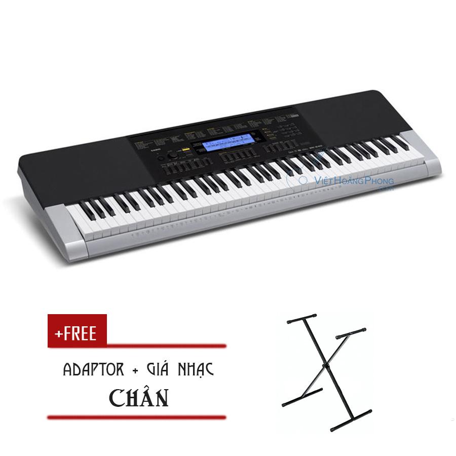 Đàn organ casio wk-240 có 76 phím + chân x - happylive shop