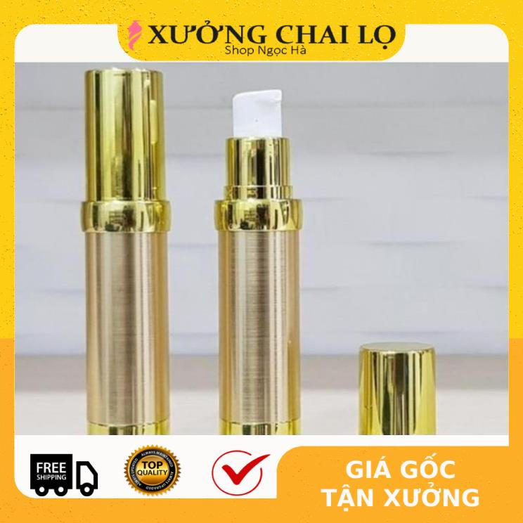 Chai xịt giọt Hút chân không 20ml Thanh Lịch xi vàng chiết mỹ phẩm
