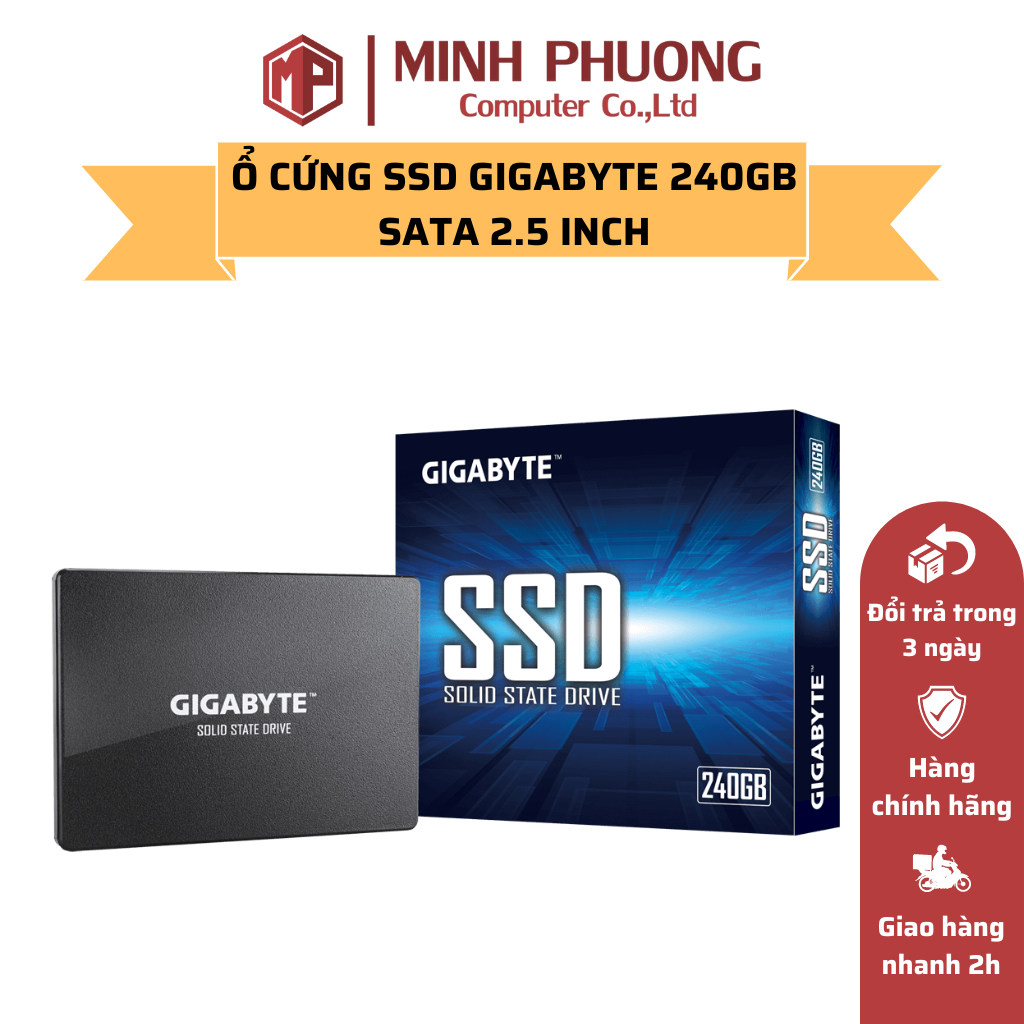 Ổ cứng ssd gigabyte 240gb sata 2.5inch chính hãng