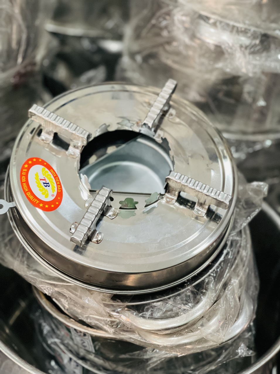 Bếp cồn inox thương hiệu tb đường kính 22cm