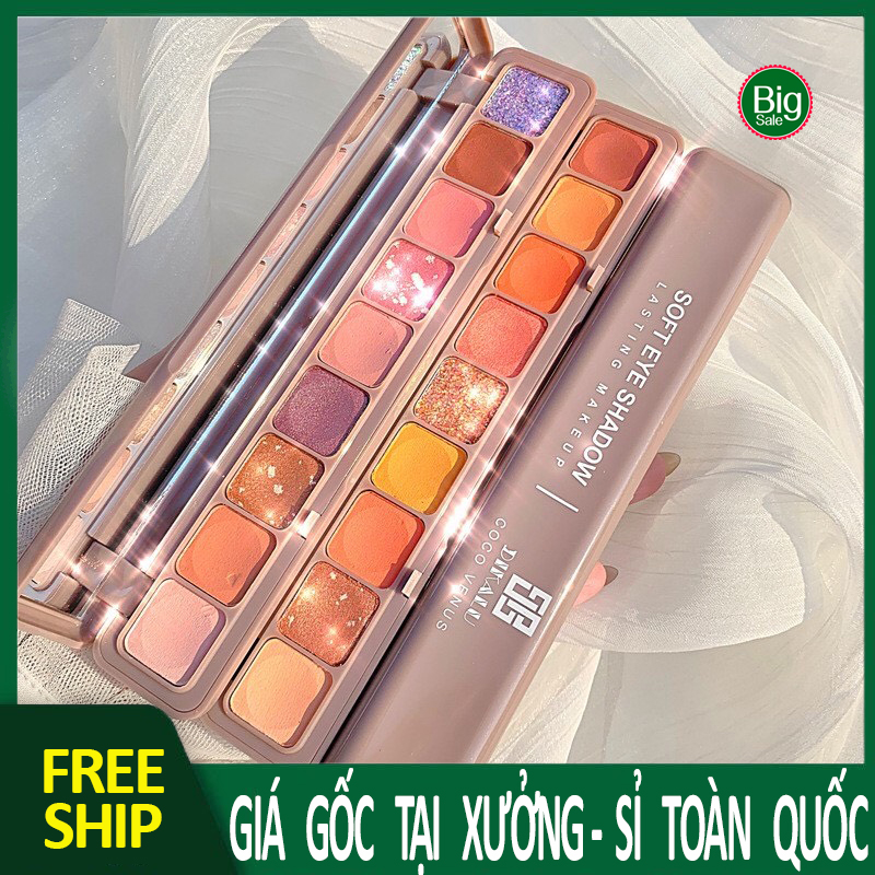 Bảng Phấn Mắt ⚡️𝐅𝐑𝐄𝐄 𝐒𝐇𝐈𝐏⚡️ Phấn Mắt 9 ô DIKALU Coco venus Soft Eye Shadow,  Nội Địa Trung ,phấn mắt, nhũ mắt, phấn mắt nội địa trung, bảng phấn mắt, Bảng mắt nhũ 9 ô  cực hot . BIG SALE MART A15