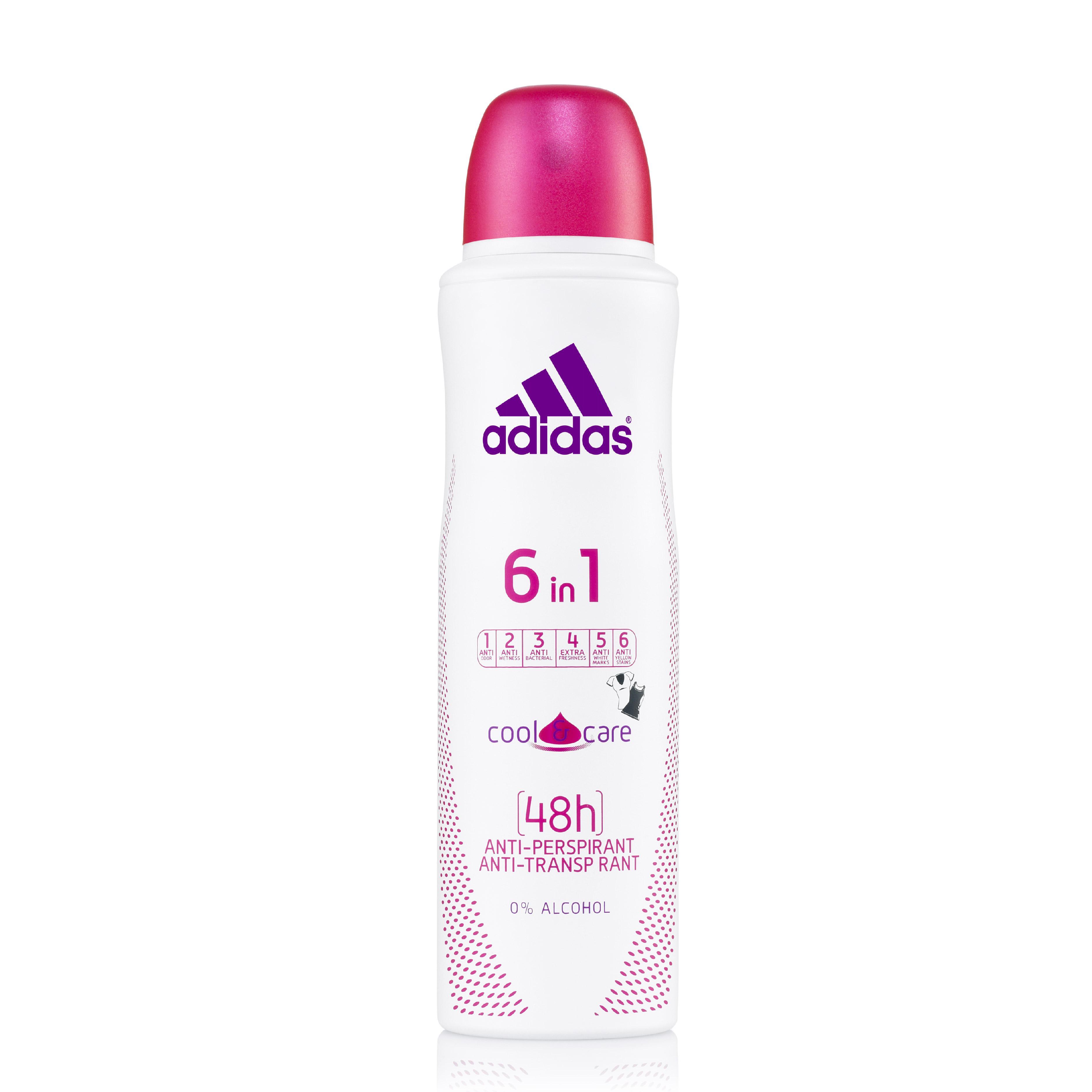 [HCM]Xịt Khử Mùi Toàn Thân Nữ Ngăn Mồ Hôi Adidas 6 in 1 Cool & Care 150ml