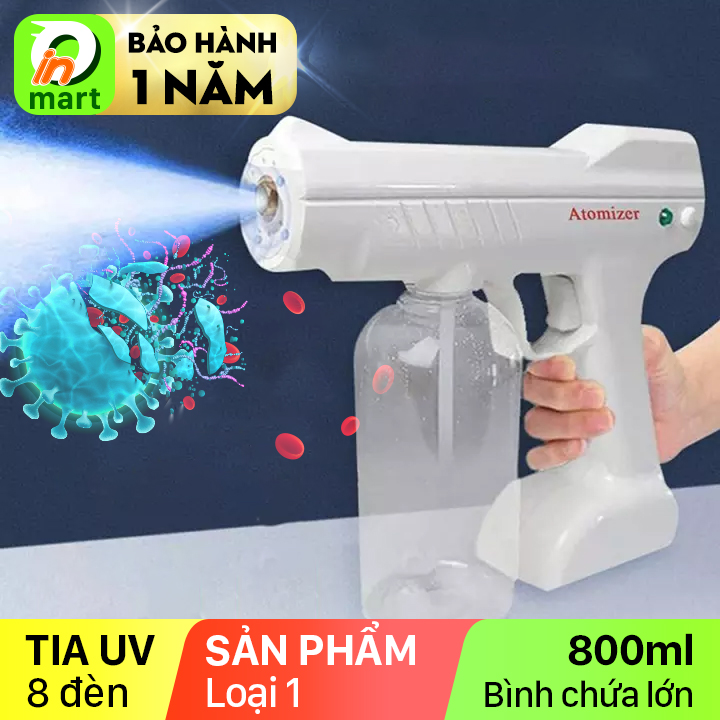 Máy khử khuẩn Nano 8 tia UV diệt trùng | OinMart