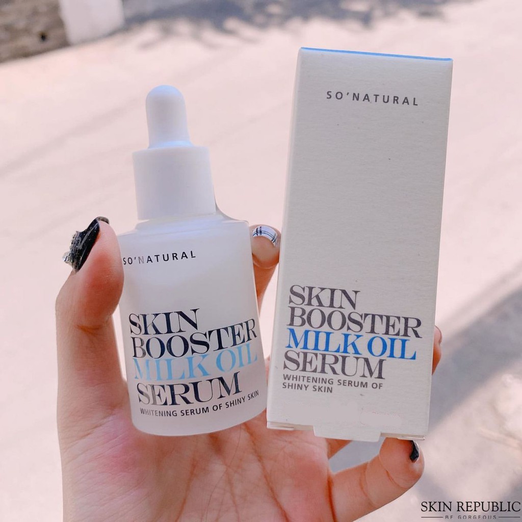 serum skin booster milk oil